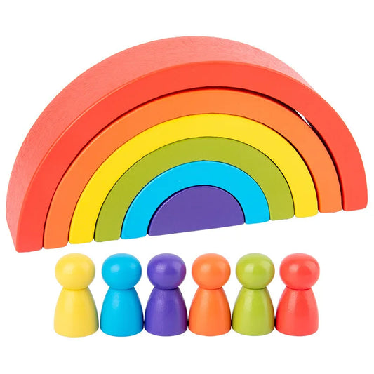 Montessori Wooden Rainbow