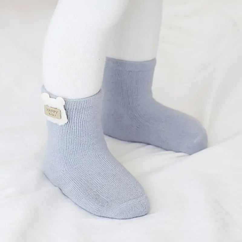 3 Pairs Warm Baby Cotton Socks